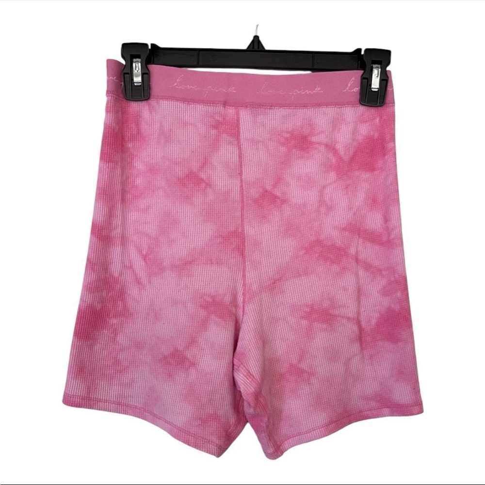 PINK Victoria's Secret Pink Tie-Dye Ribbed Shorts